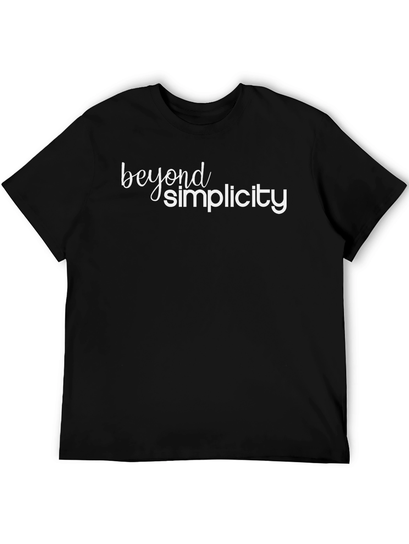 Beyond Simplicity Black Graphic Tee
