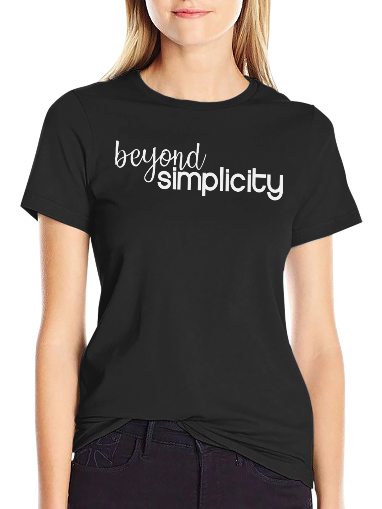 Beyond Simplicity Black Graphic Tee