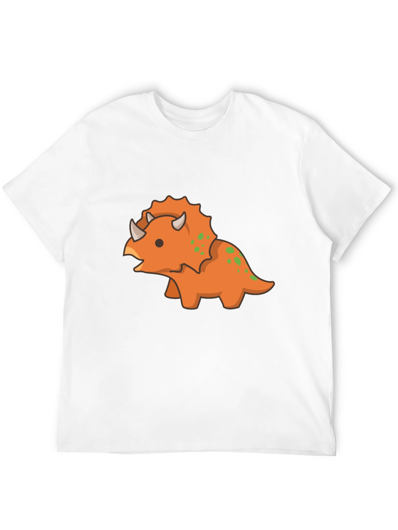 Triceratops Graphic Tee - Cool Dinosaur T-Shirt