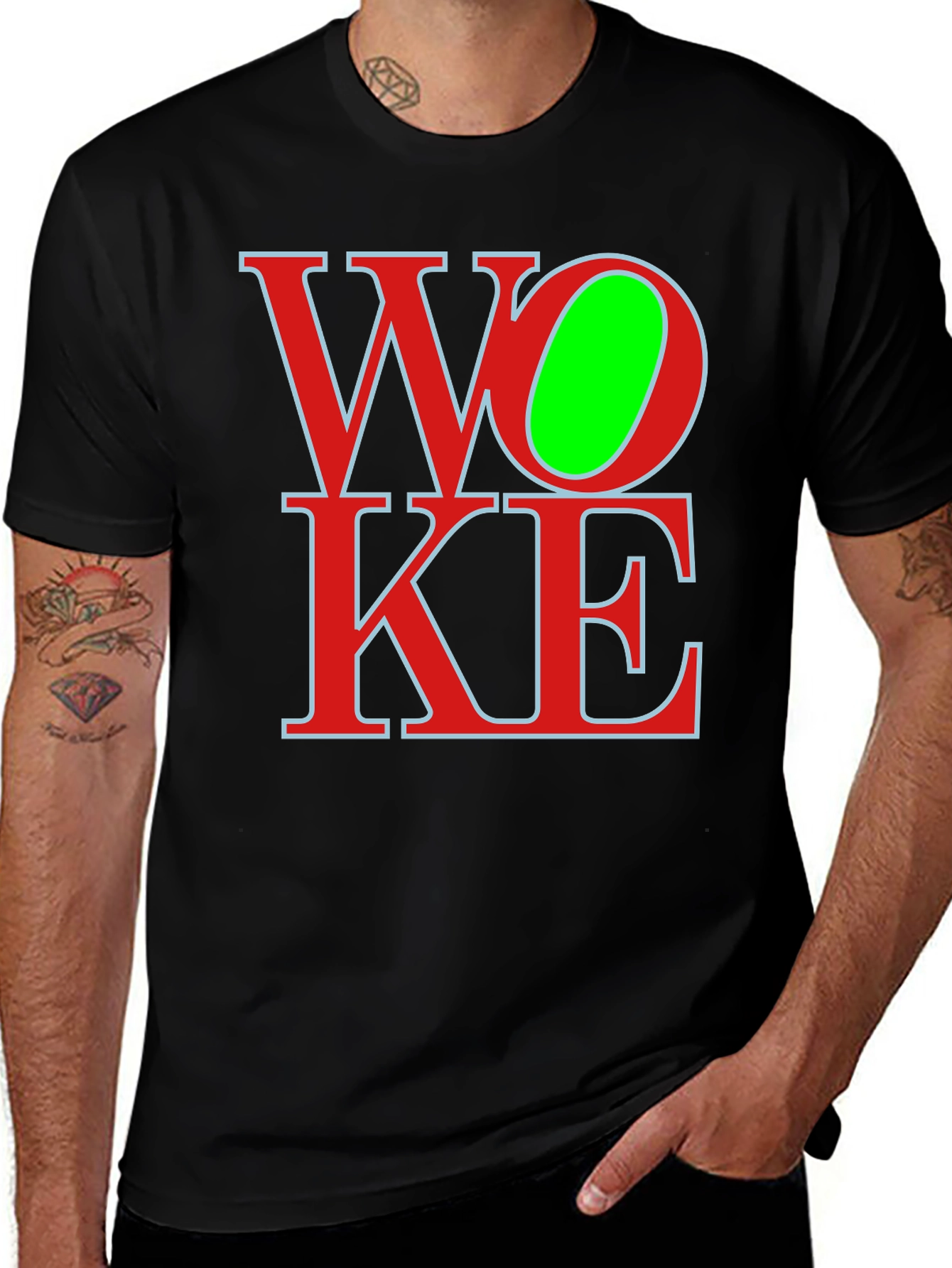 Woke Graphic Tee - Bold Statement T-Shirt