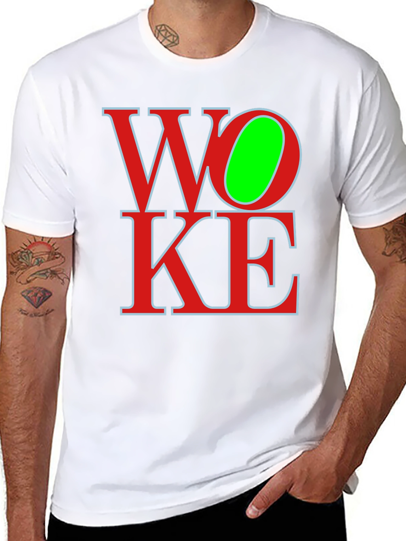 Woke Graphic Tee - Bold Statement T-Shirt