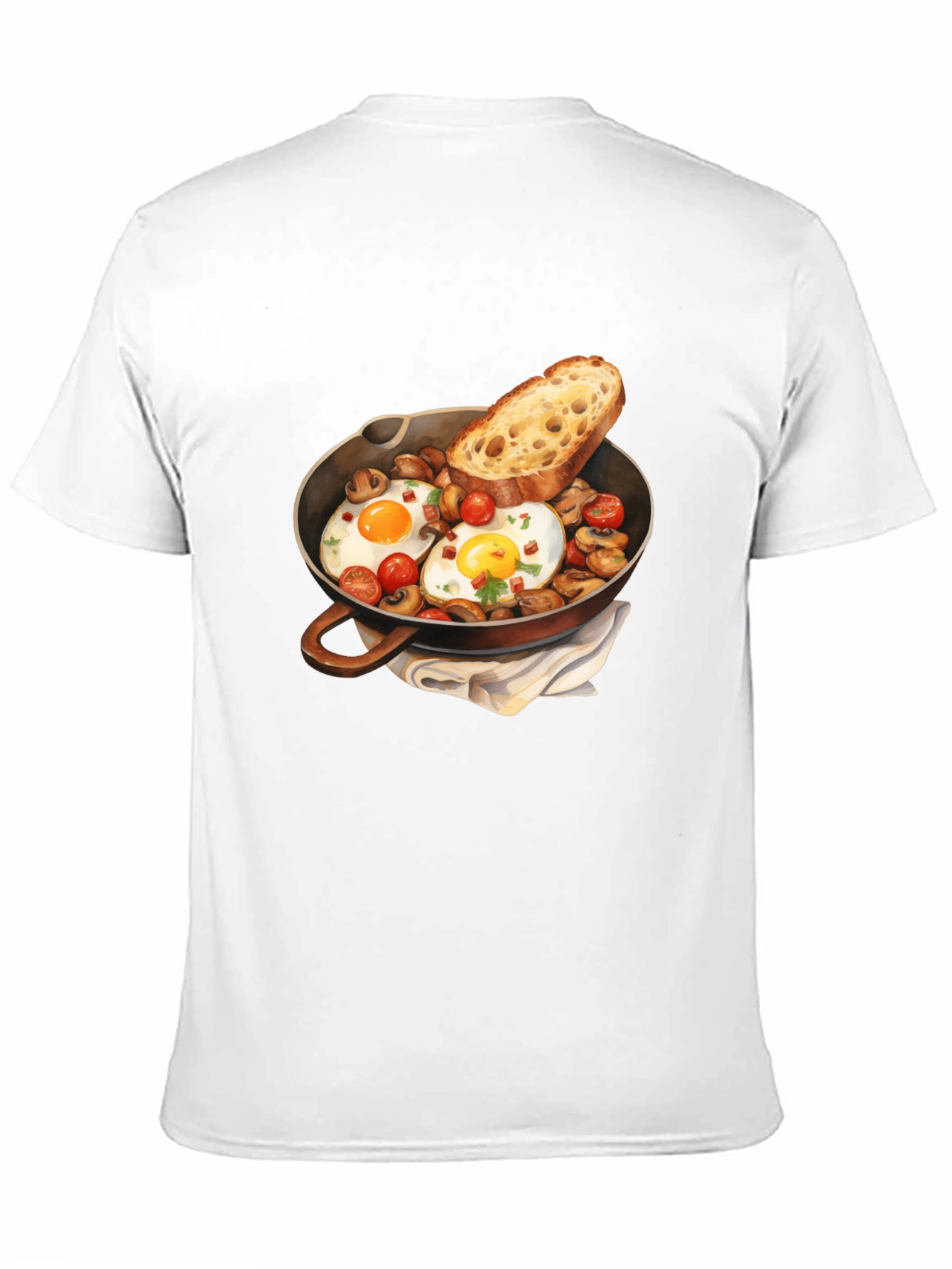 Breakfast Skillet Graphic Tee - Foodie Fashion