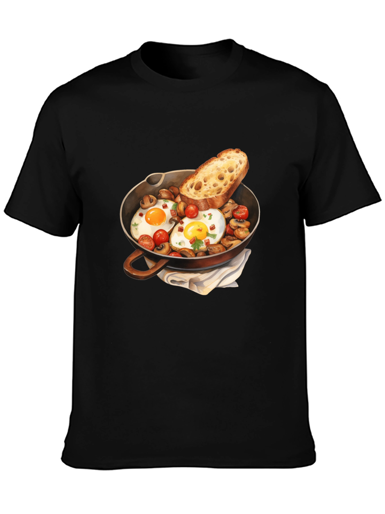 Breakfast Skillet Graphic Tee - Foodie Fashion
