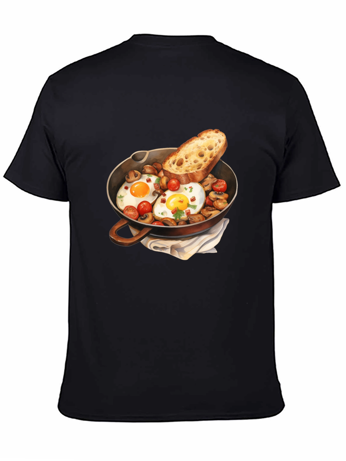 Breakfast Skillet Graphic Tee - Foodie Fashion