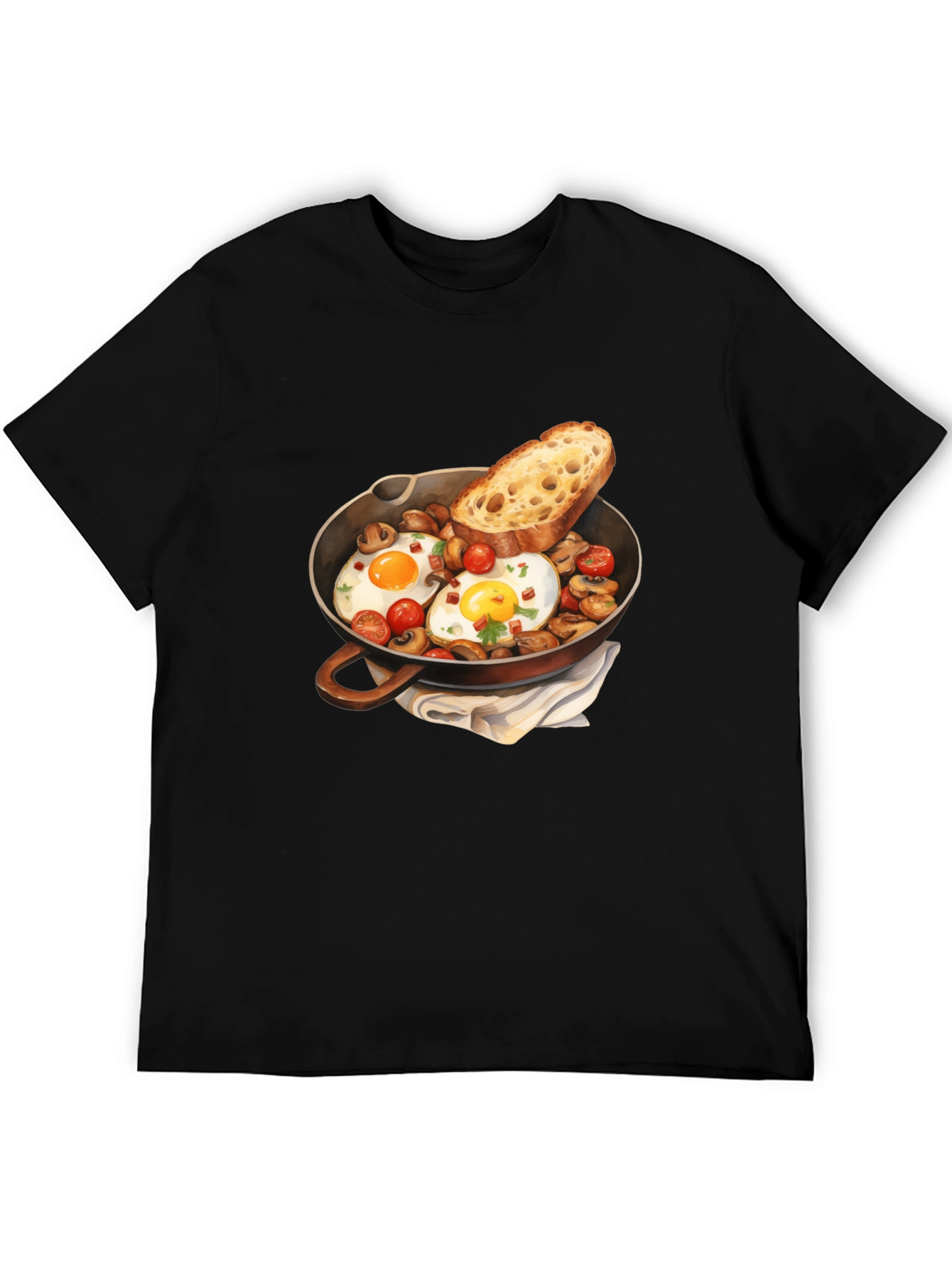 Breakfast Skillet Graphic Tee - Foodie Fashion