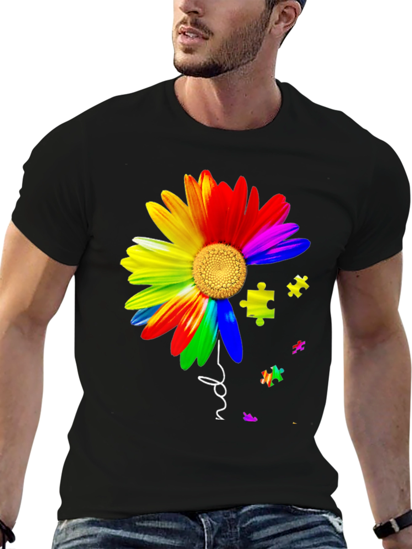 Autism Awareness Flower T-Shirt