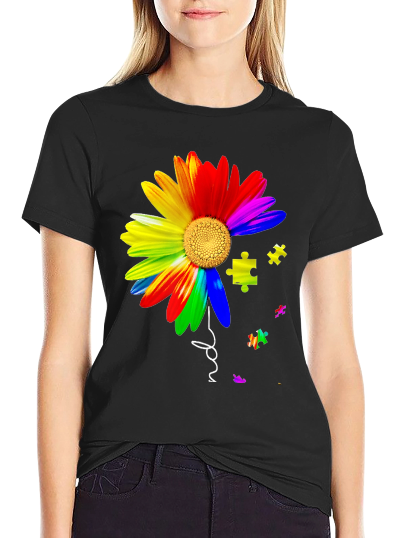 Autism Awareness Flower T-Shirt