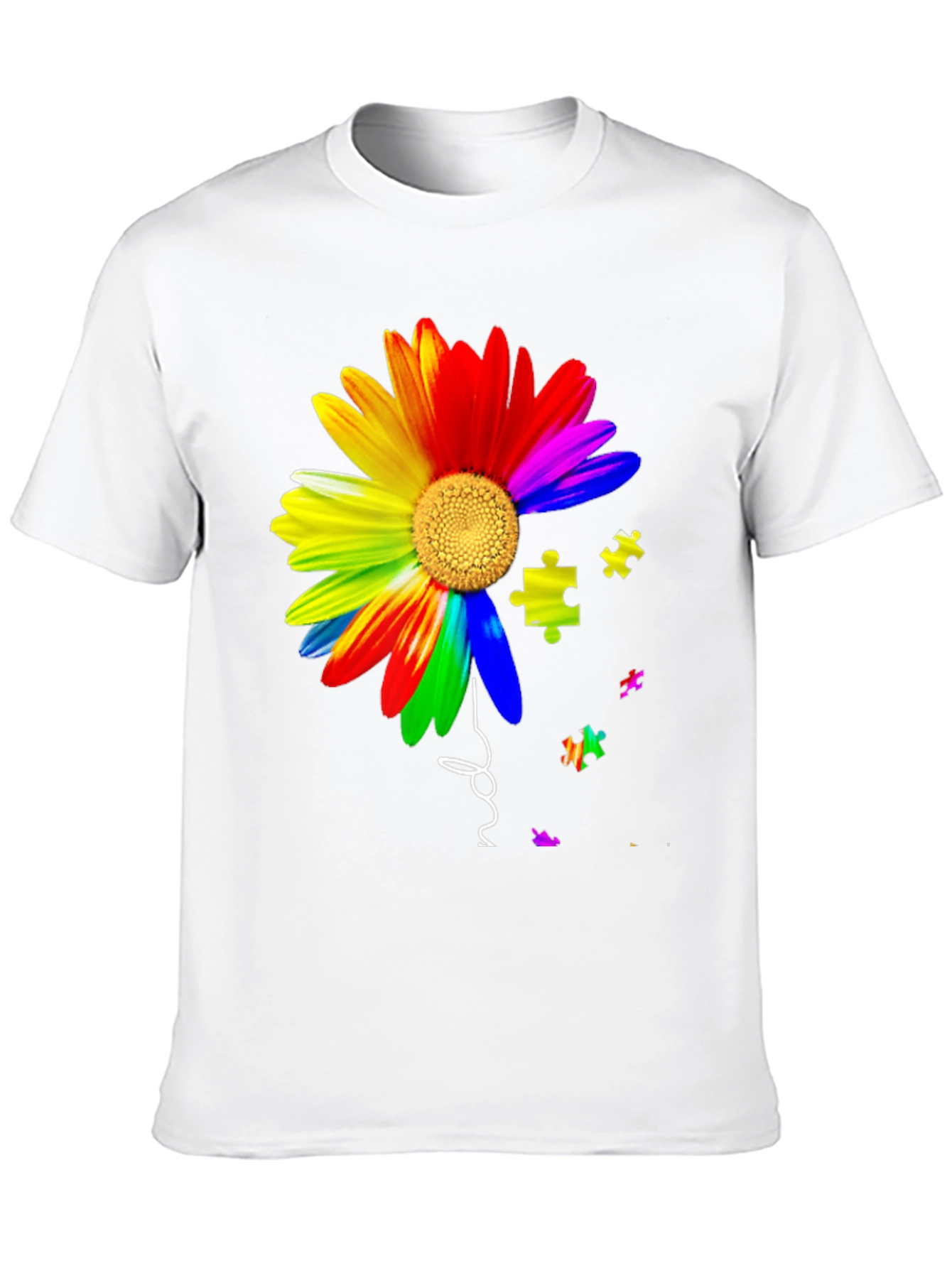 Autism Awareness Flower T-Shirt