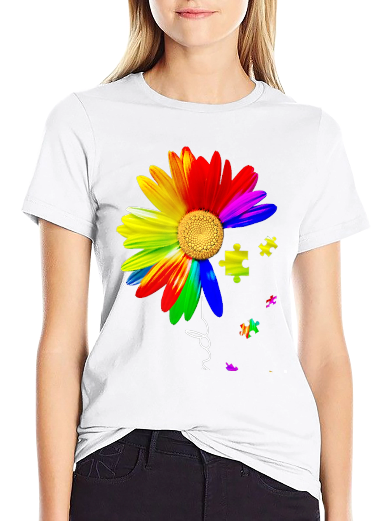 Autism Awareness Flower T-Shirt