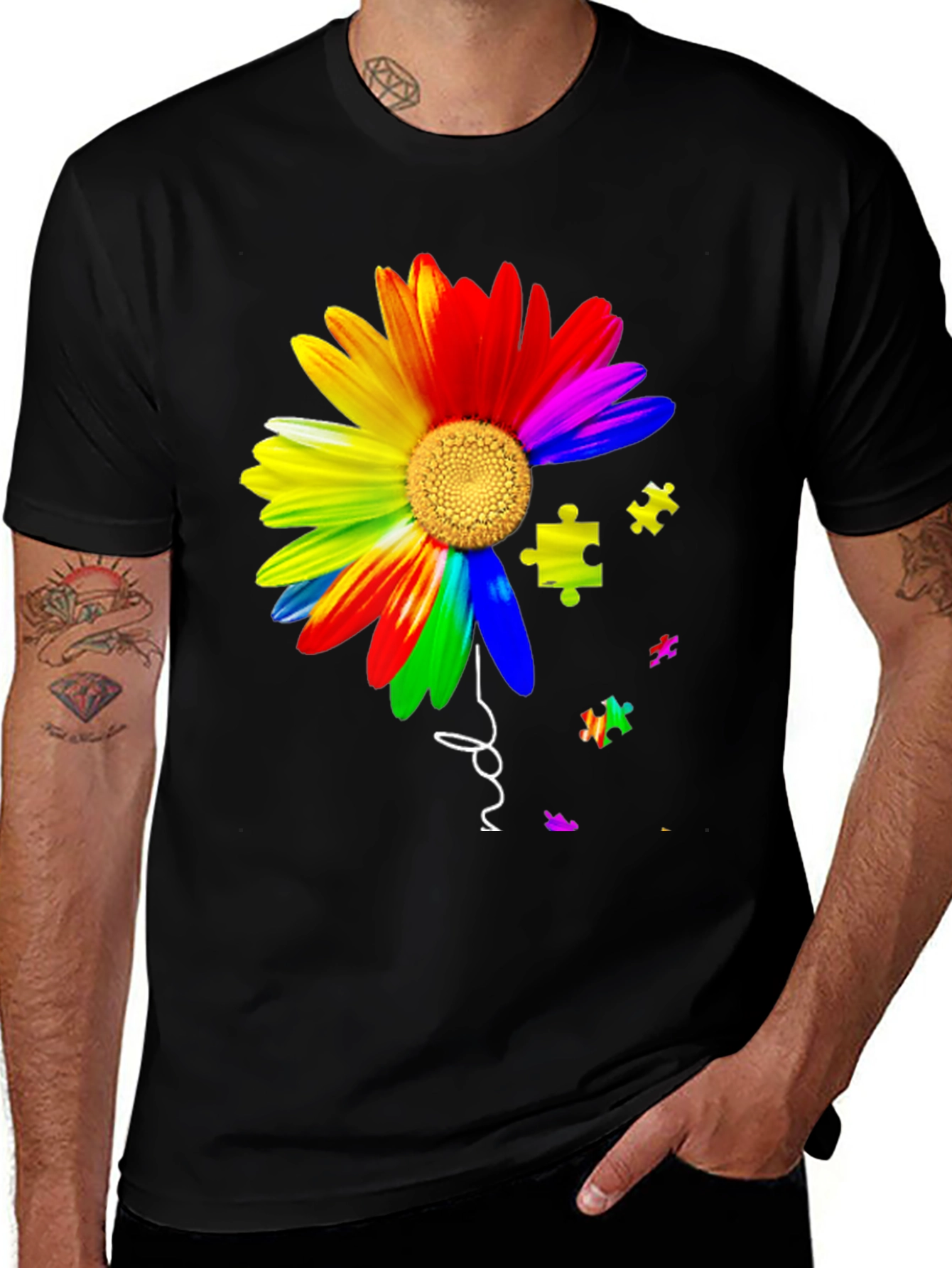 Autism Awareness Flower T-Shirt