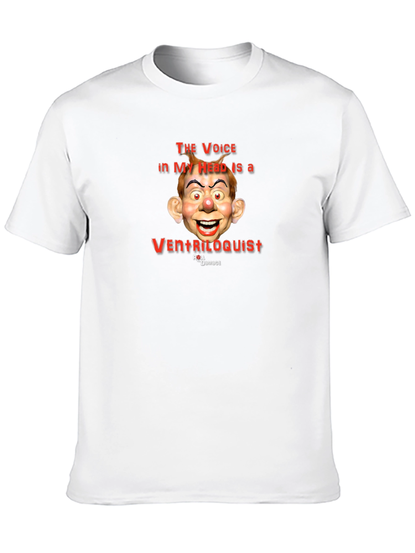Ventriloquist Dummy Graphic Tee - Unique Humor T-Shirt