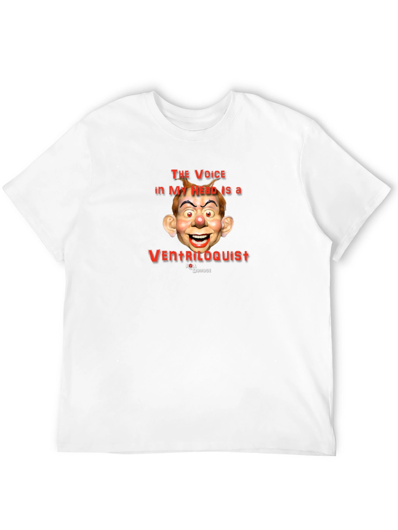 Ventriloquist Dummy Graphic Tee - Unique Humor T-Shirt