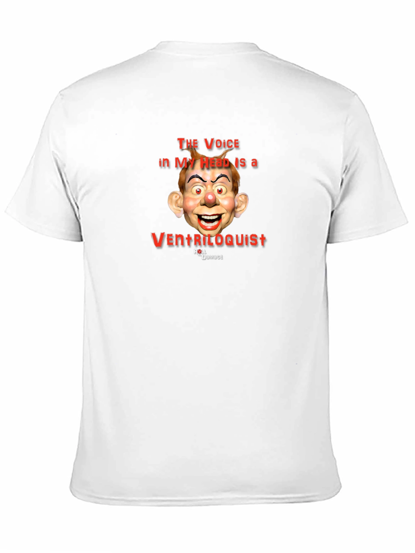 Ventriloquist Dummy Graphic Tee - Unique Humor T-Shirt