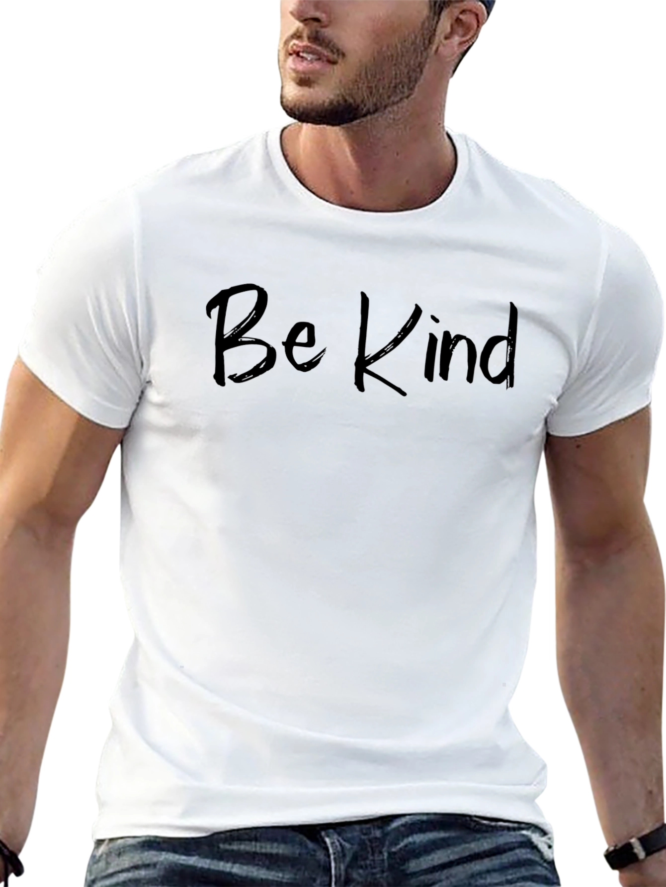 Be Kind Graphic Tee - Soft Cotton Blend