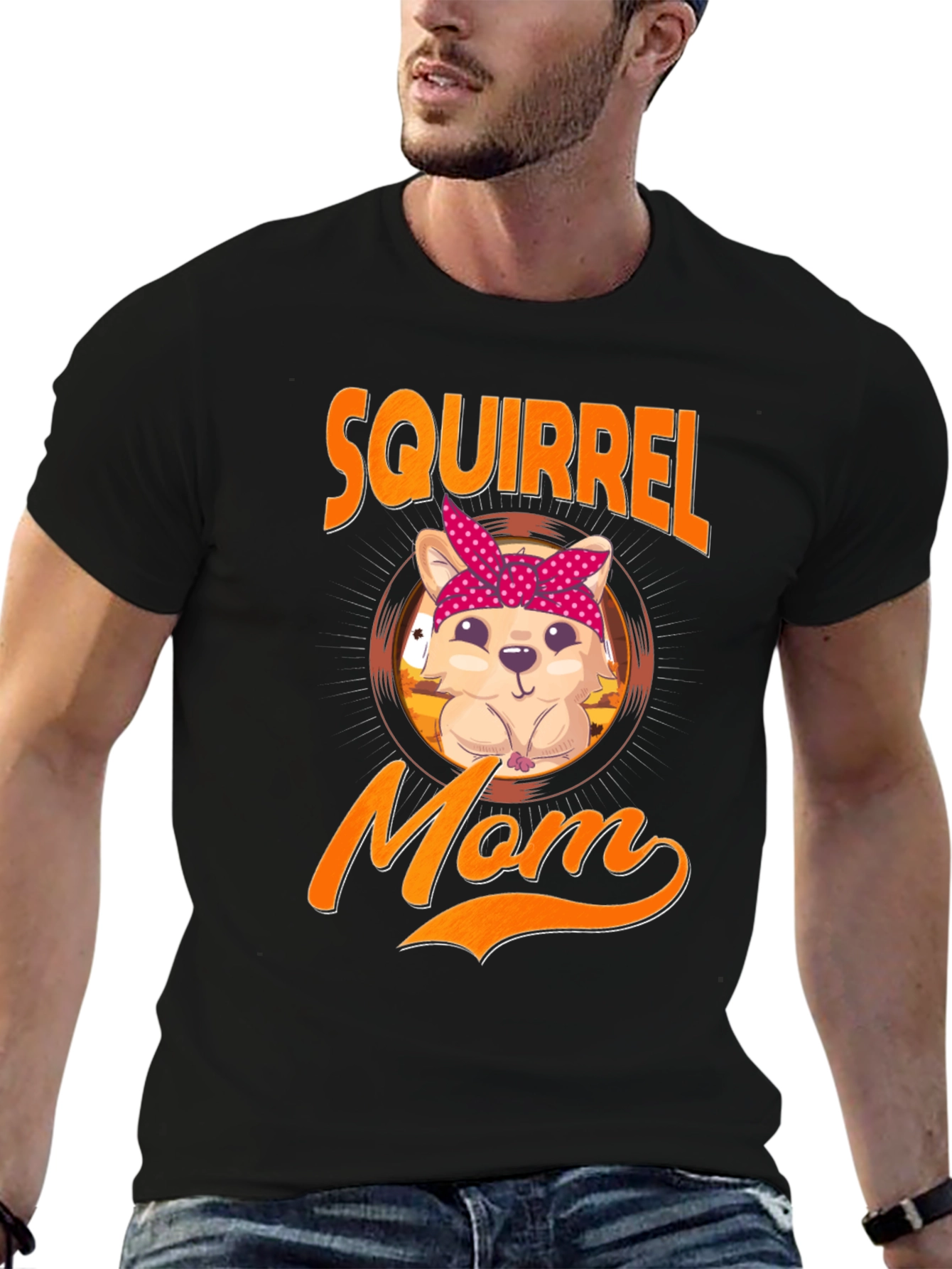 Squirrel Mom T-Shirt - Cute Animal Lover Tee
