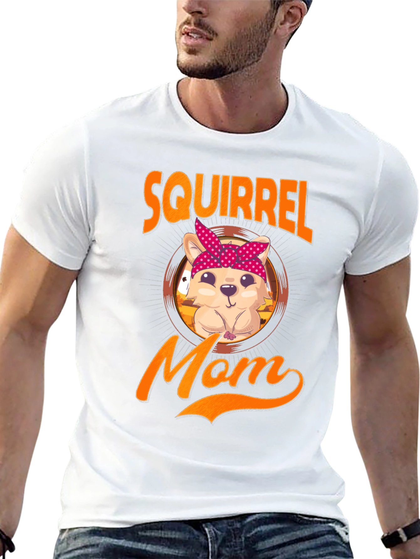 Squirrel Mom T-Shirt - Cute Animal Lover Tee