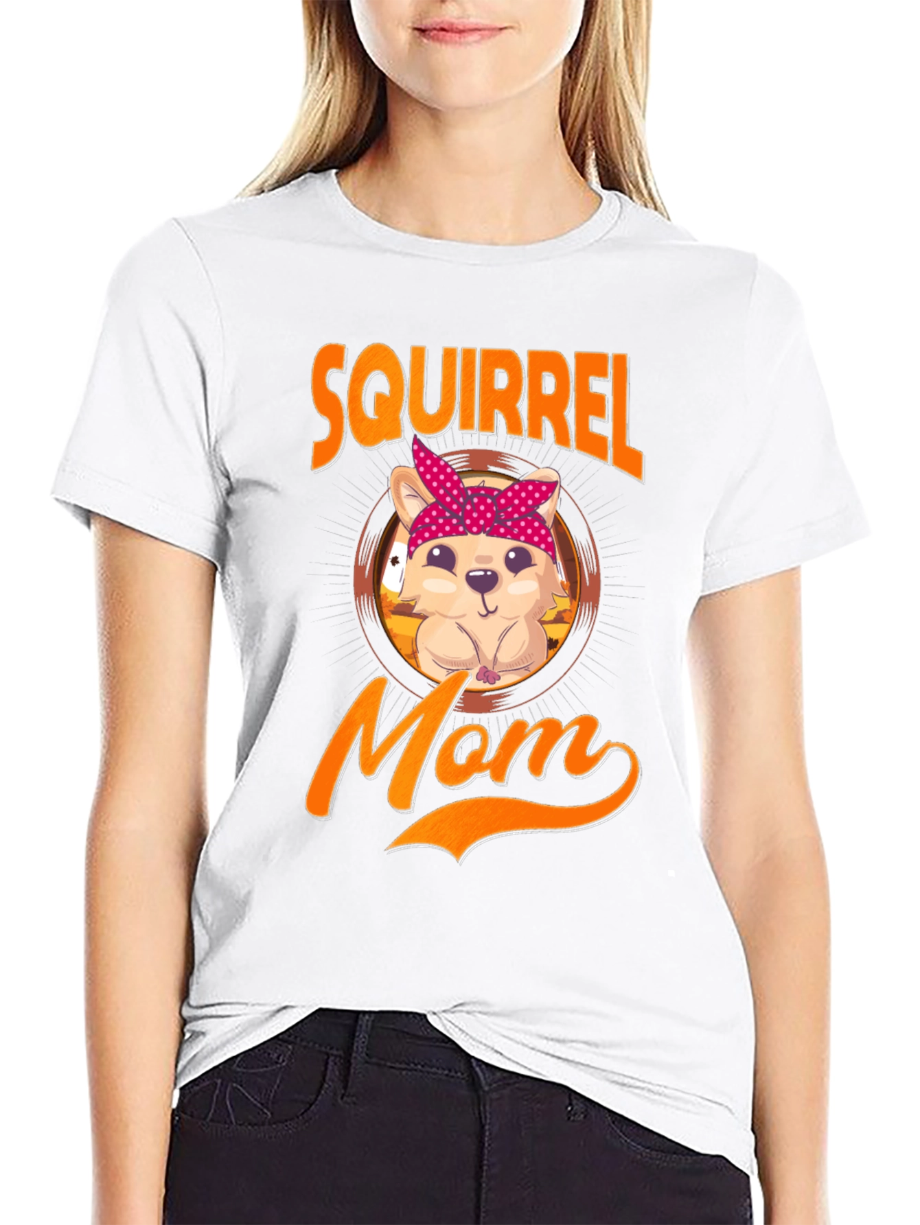 Squirrel Mom T-Shirt - Cute Animal Lover Tee