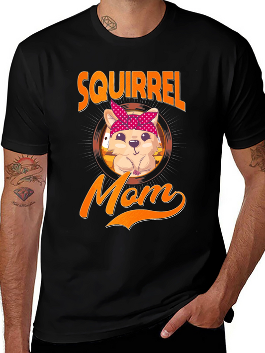 Squirrel Mom T-Shirt - Cute Animal Lover Tee