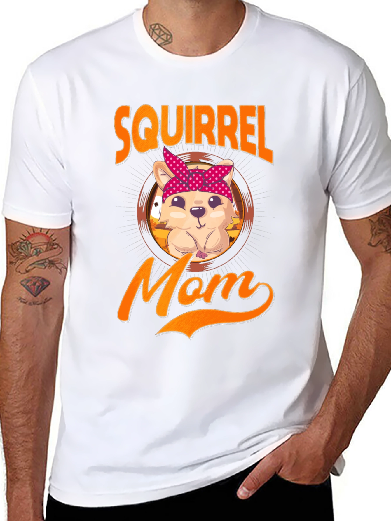 Squirrel Mom T-Shirt - Cute Animal Lover Tee