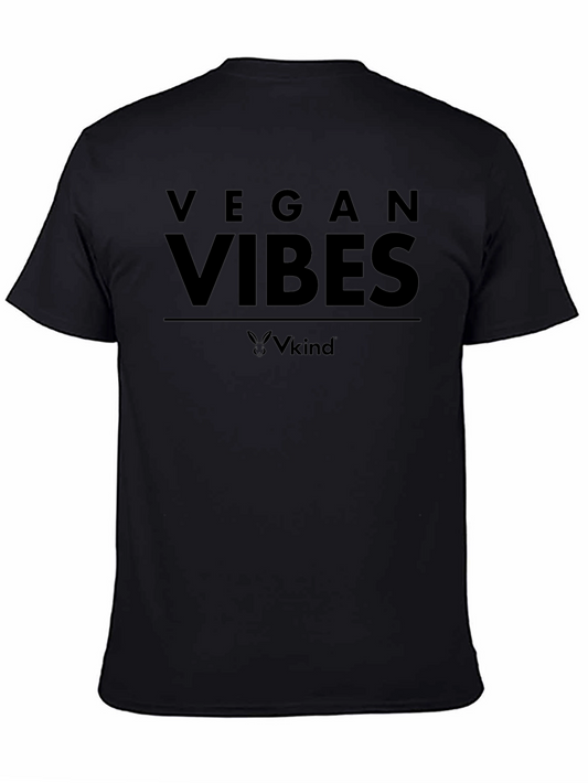 Vegan Vibes Graphic Tee - Vkind Logo