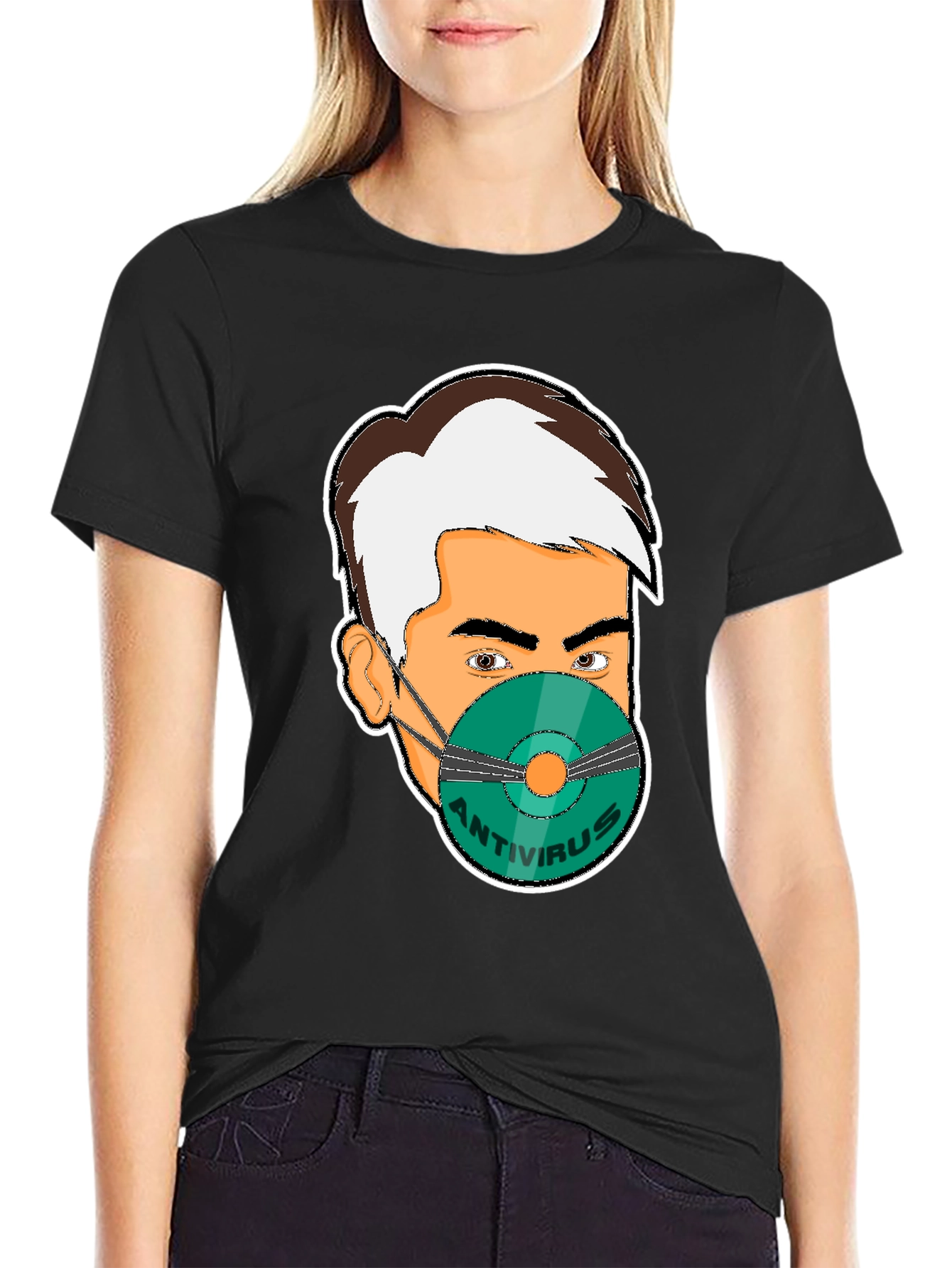 Antivirus Face Mask T-Shirt