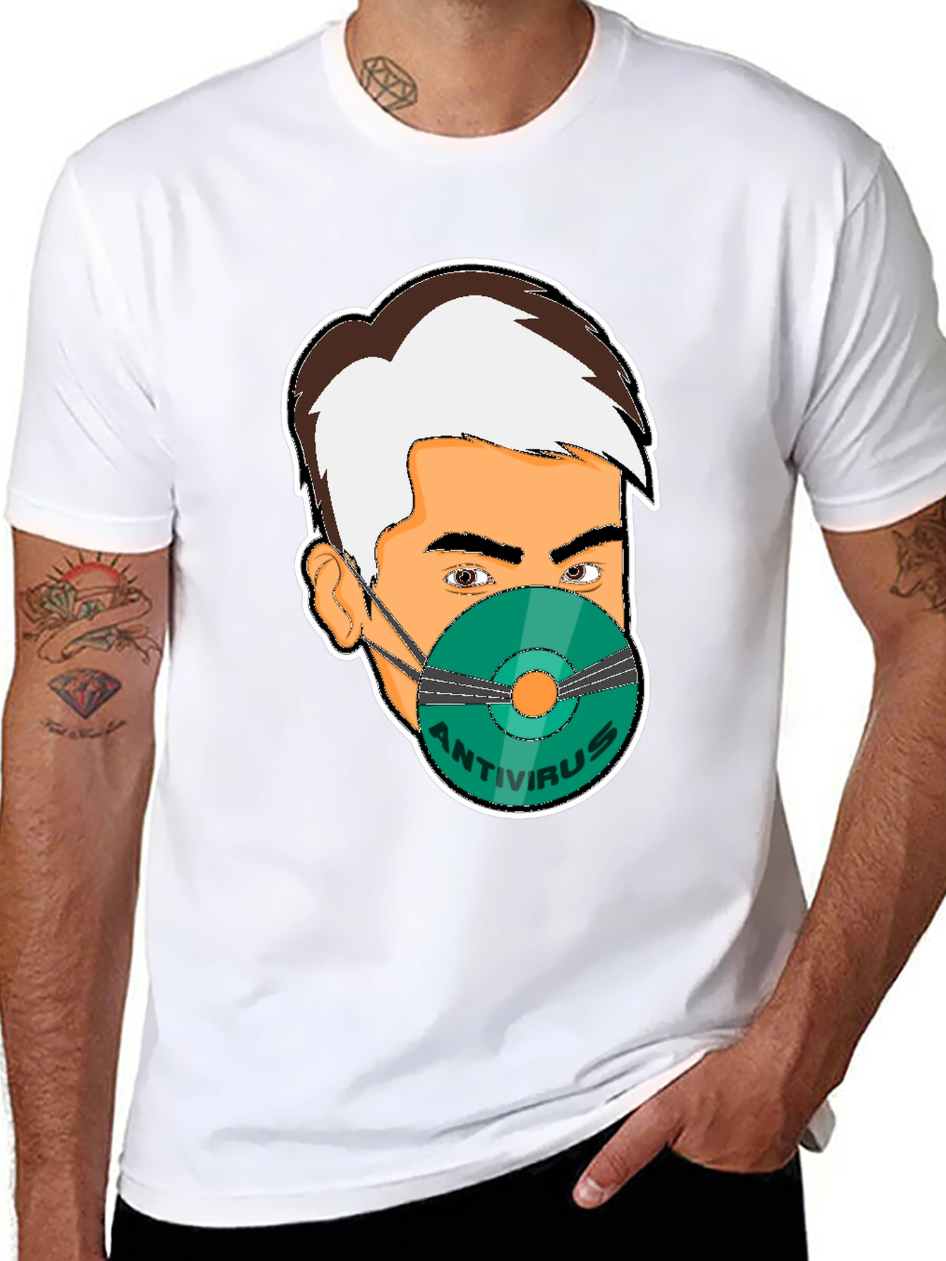 Antivirus Face Mask T-Shirt