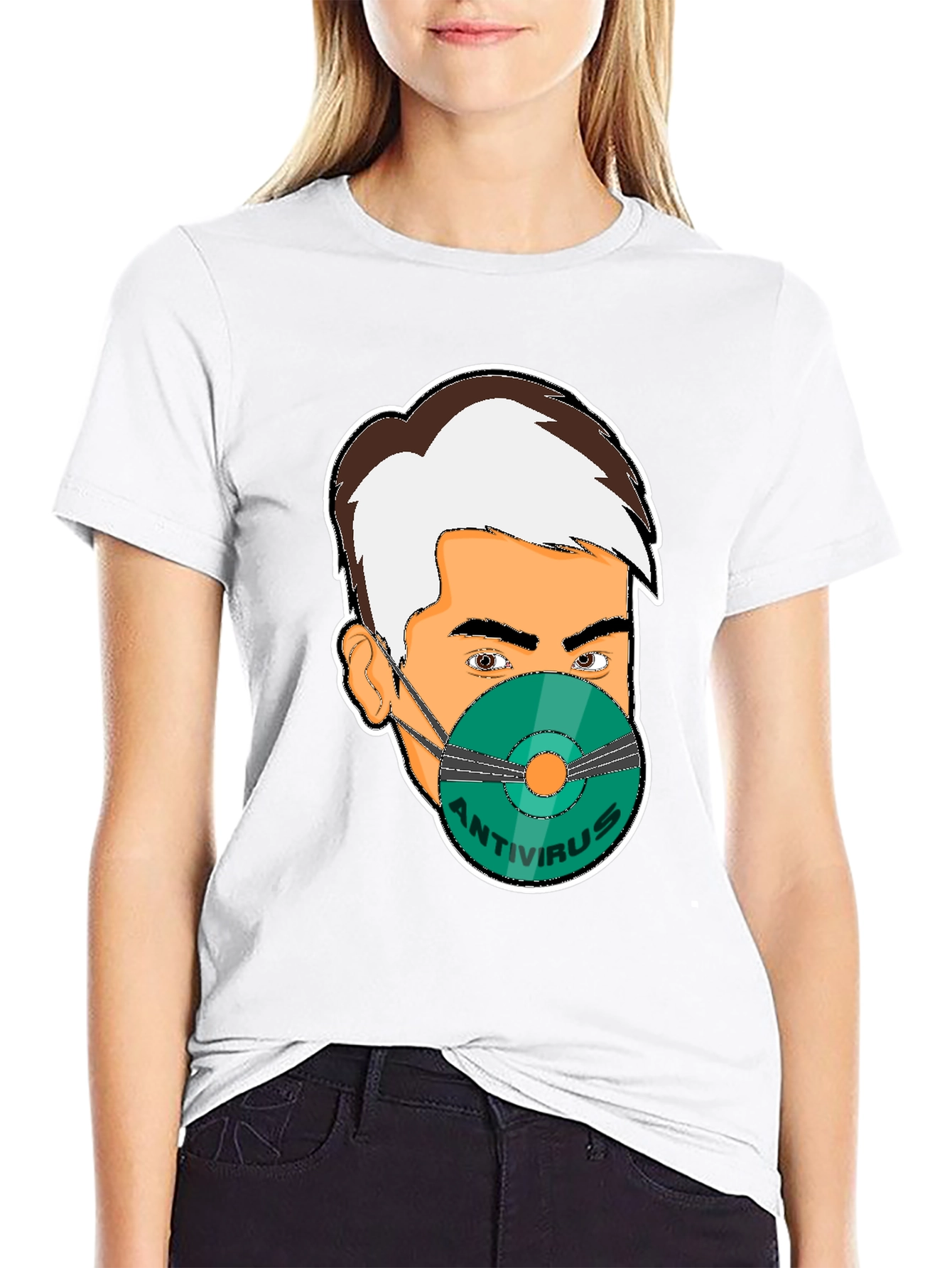 Antivirus Face Mask T-Shirt