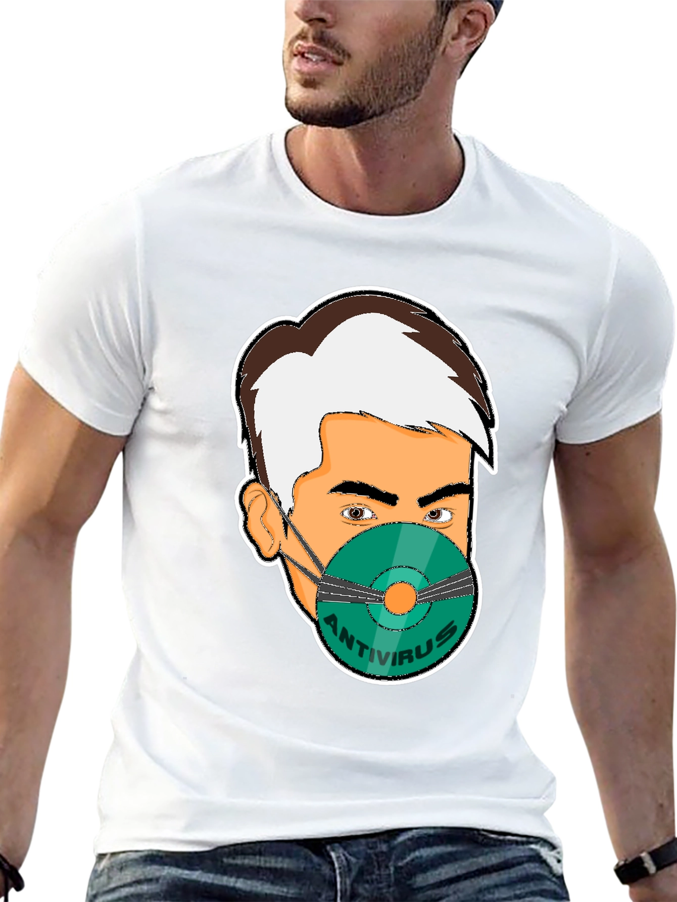 Antivirus Face Mask T-Shirt