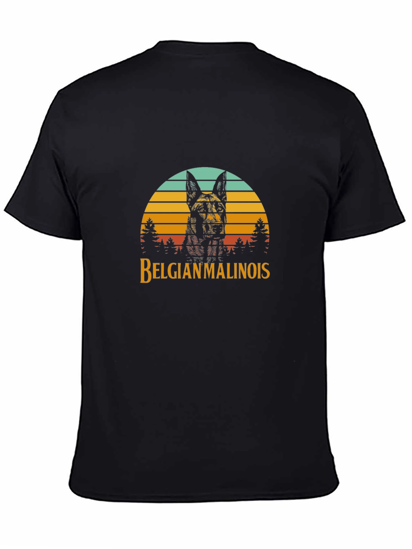 Belgian Malinois Sunset Graphic Tee