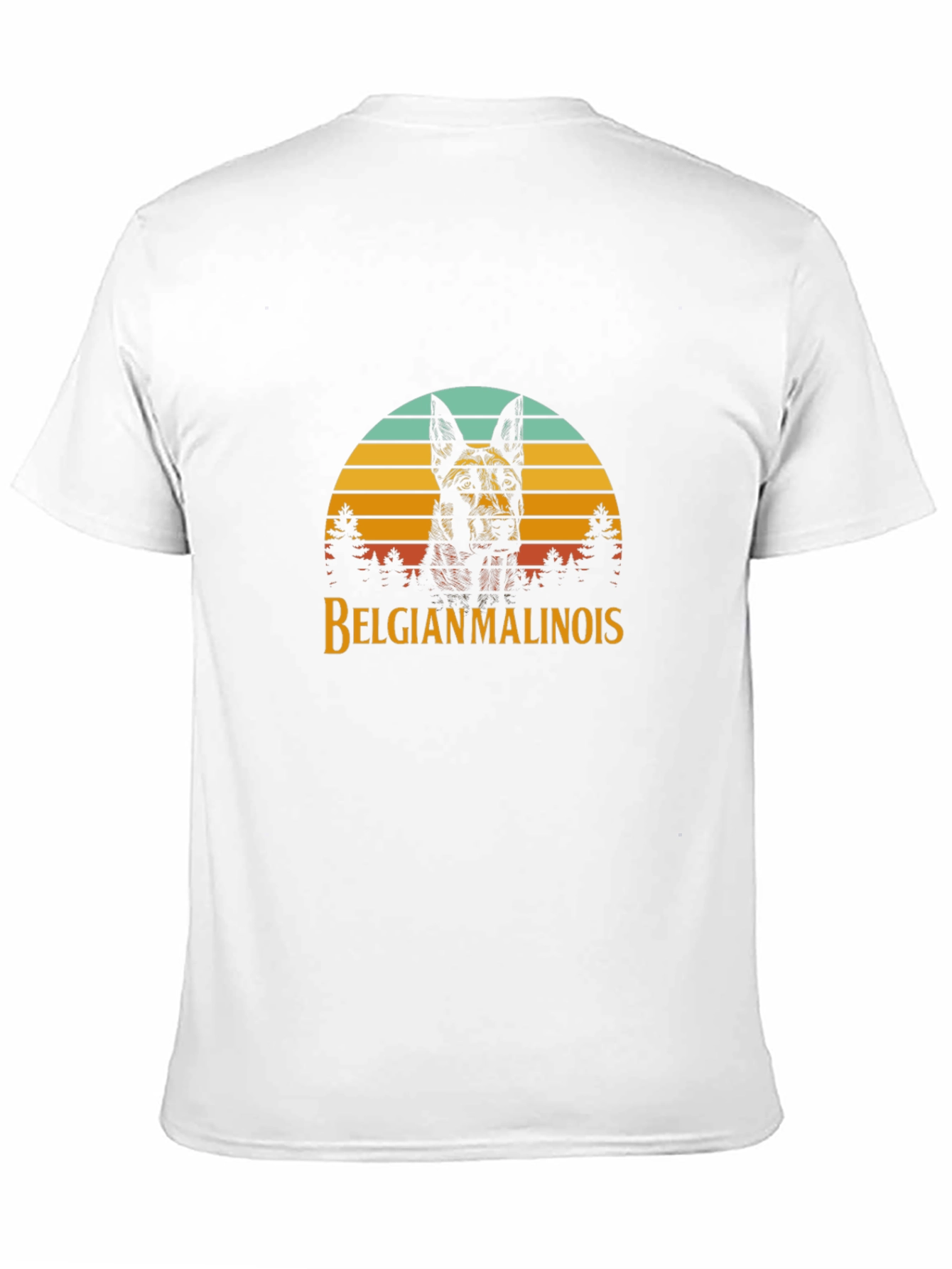 Belgian Malinois Sunset Graphic Tee