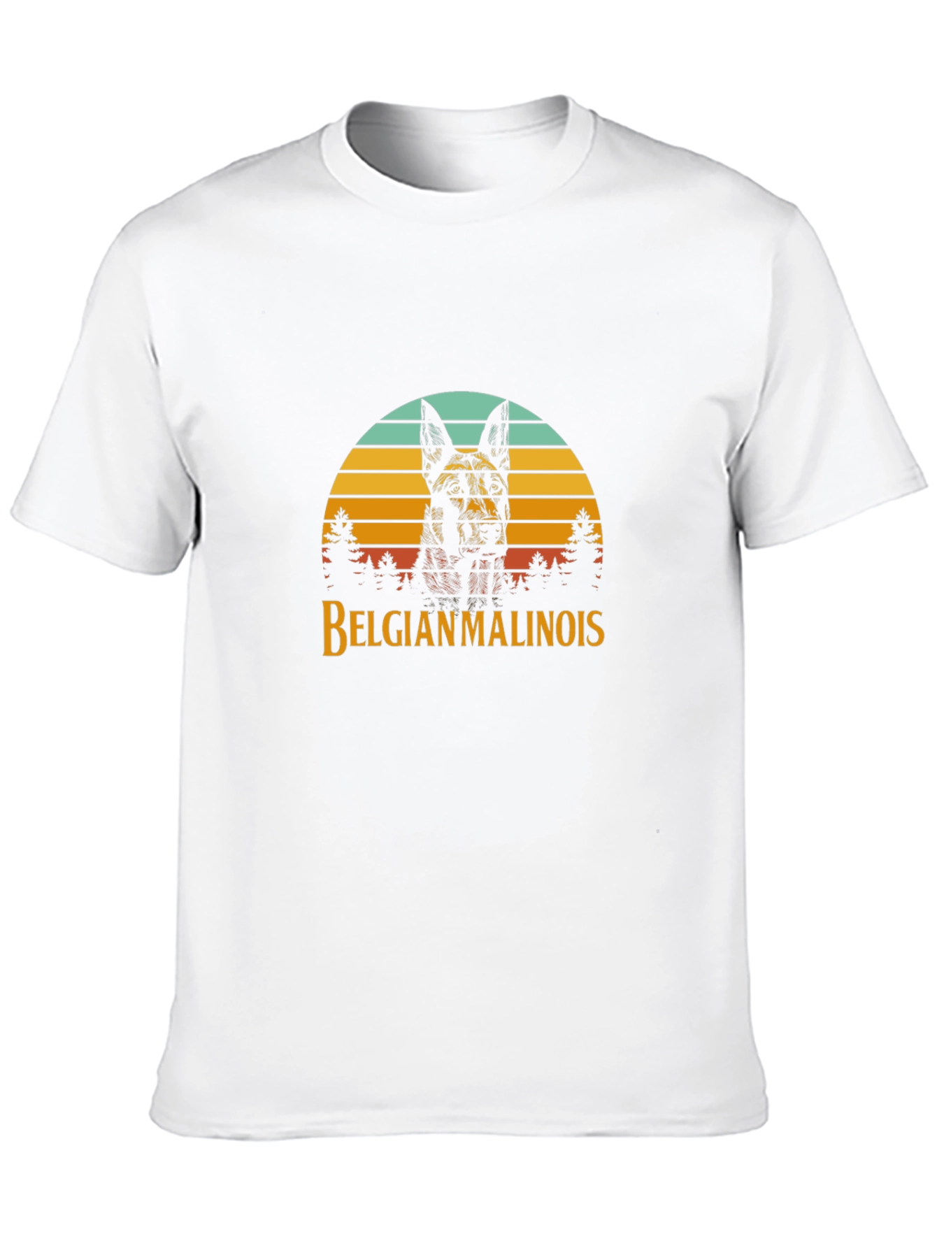Belgian Malinois Sunset Graphic Tee