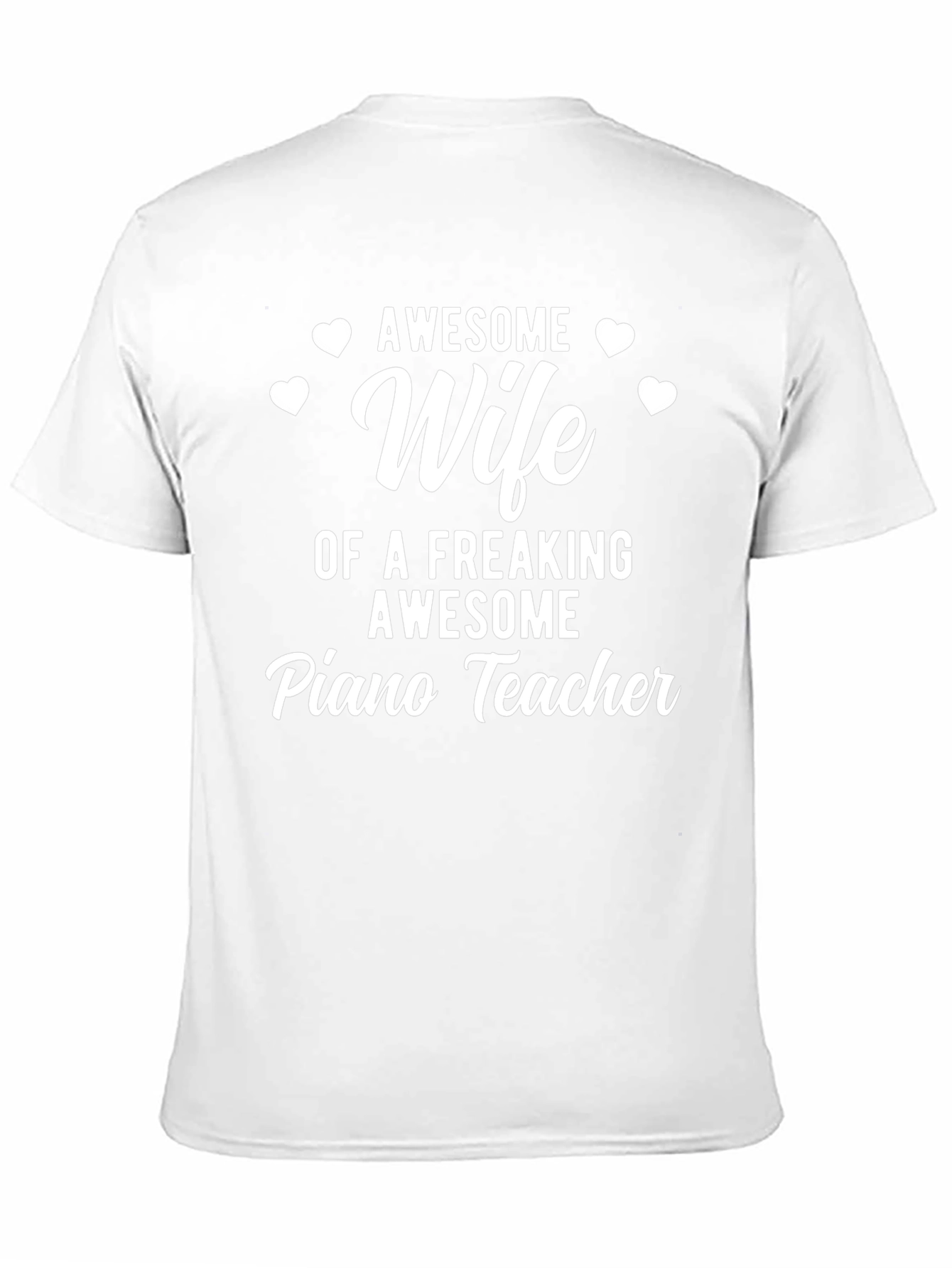 Awesome Wife Piano Teacher T-Shirt