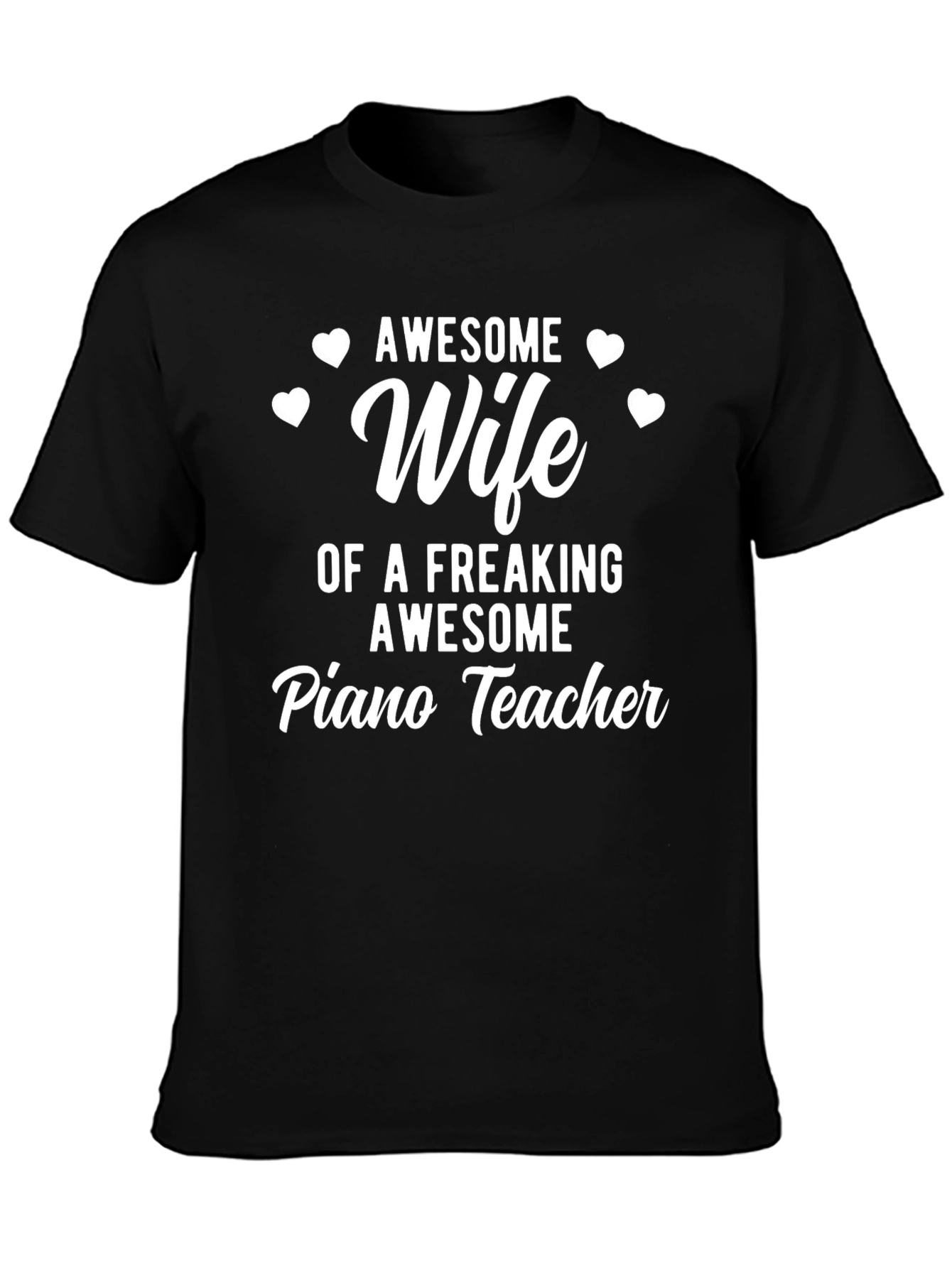 Awesome Wife Piano Teacher T-Shirt