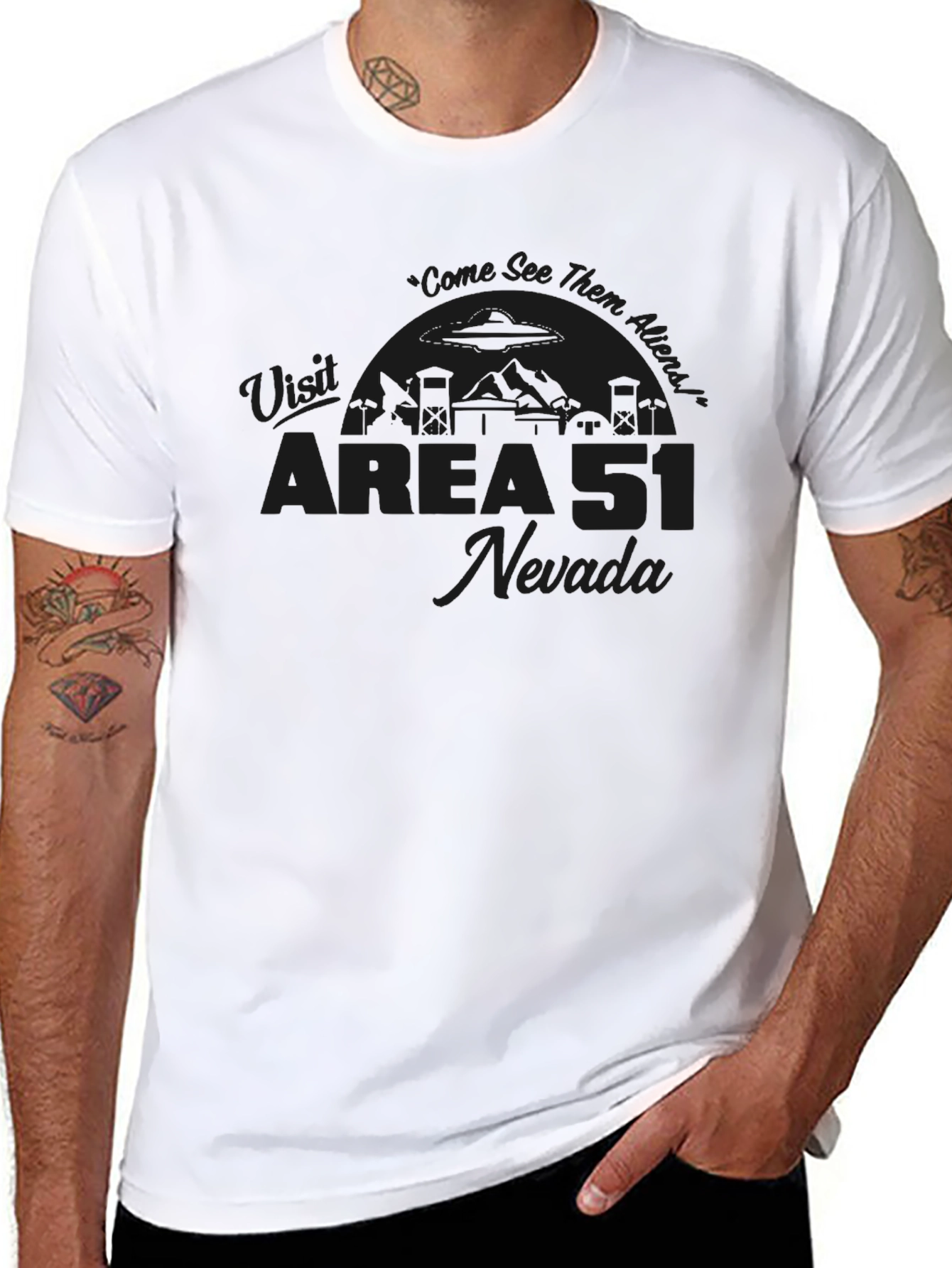 Area 51 T-Shirt Alien Conspiracy Tee