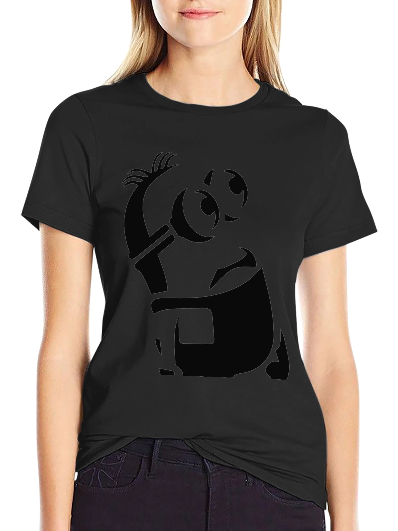 Black Minion Graphic Tee - Mens