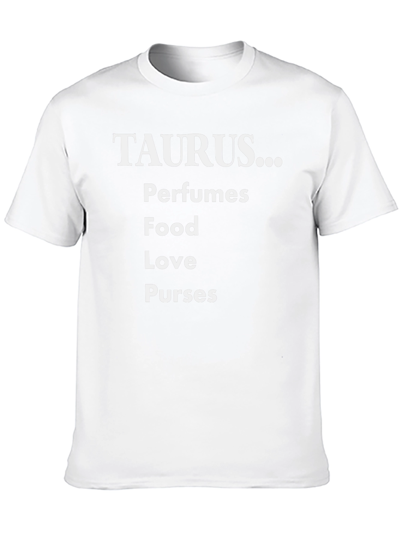 Taurus Zodiac Sign Black Graphic T-Shirt