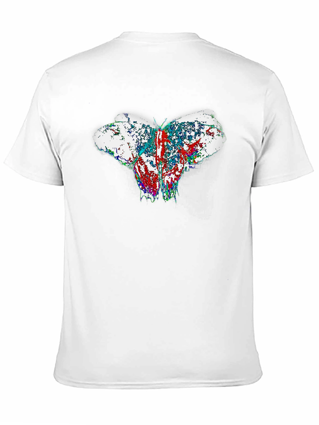 Butterfly Graphic Tee - Unique Distressed Print