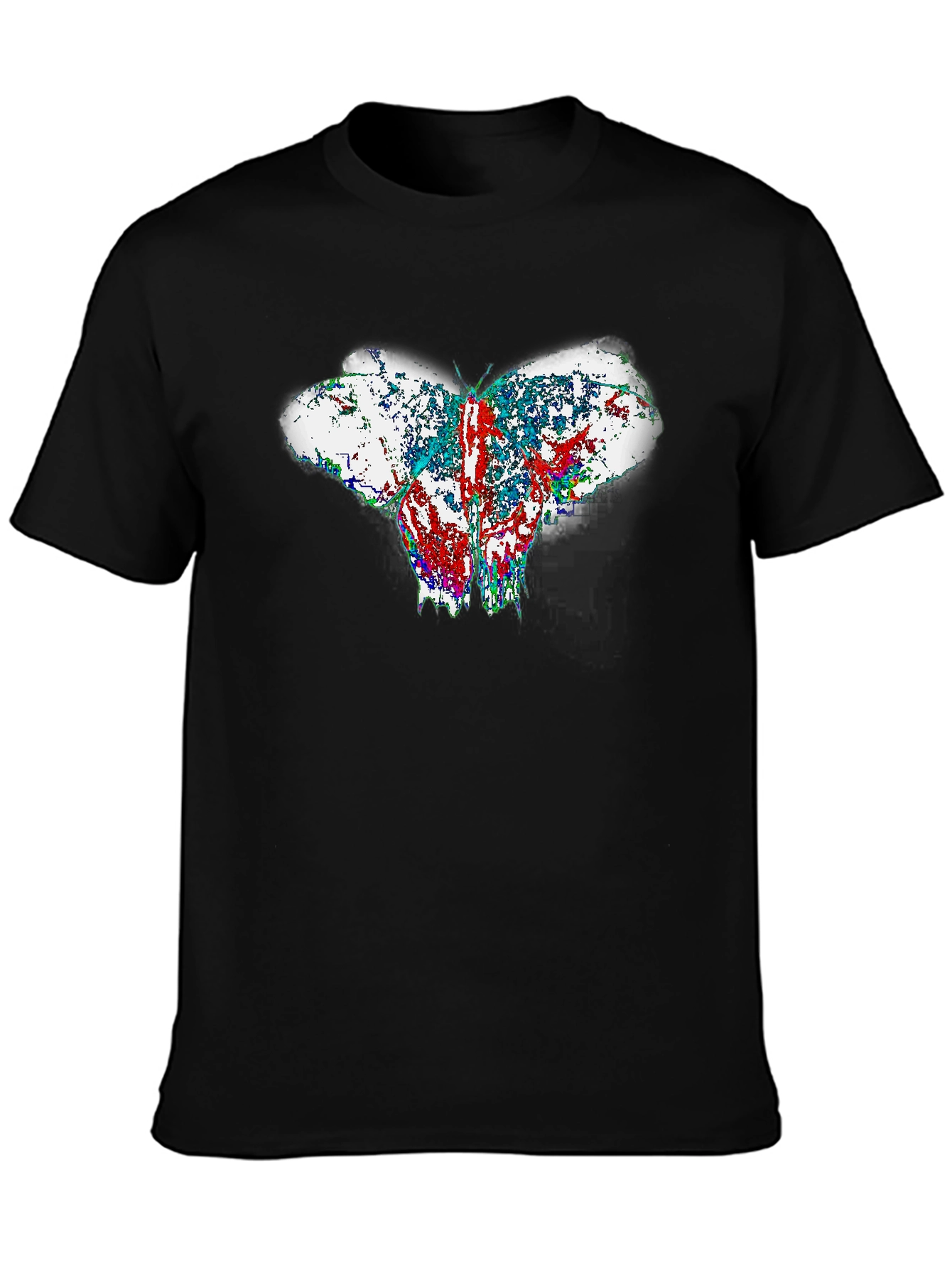 Butterfly Graphic Tee - Unique Distressed Print