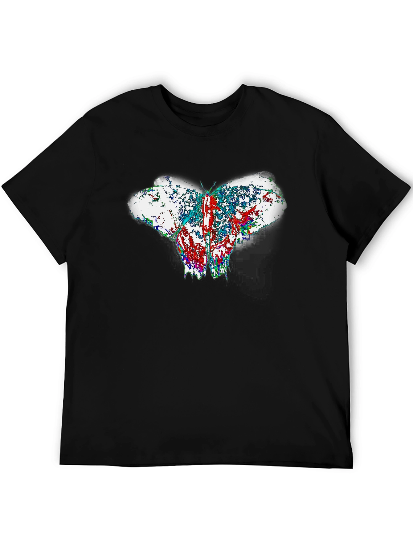 Butterfly Graphic Tee - Unique Distressed Print