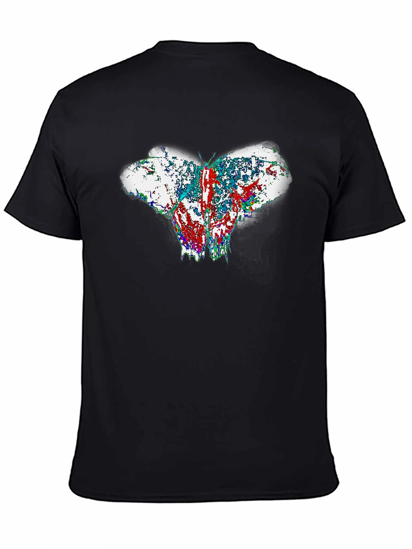 Butterfly Graphic Tee - Unique Distressed Print