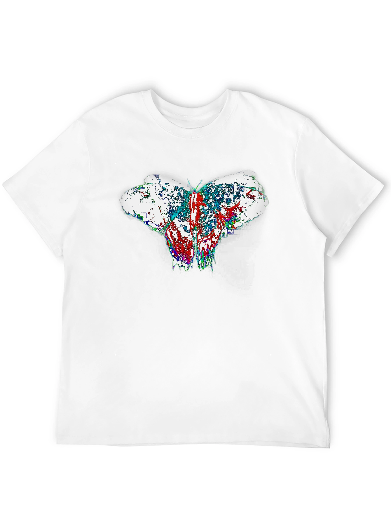 Butterfly Graphic Tee - Unique Distressed Print