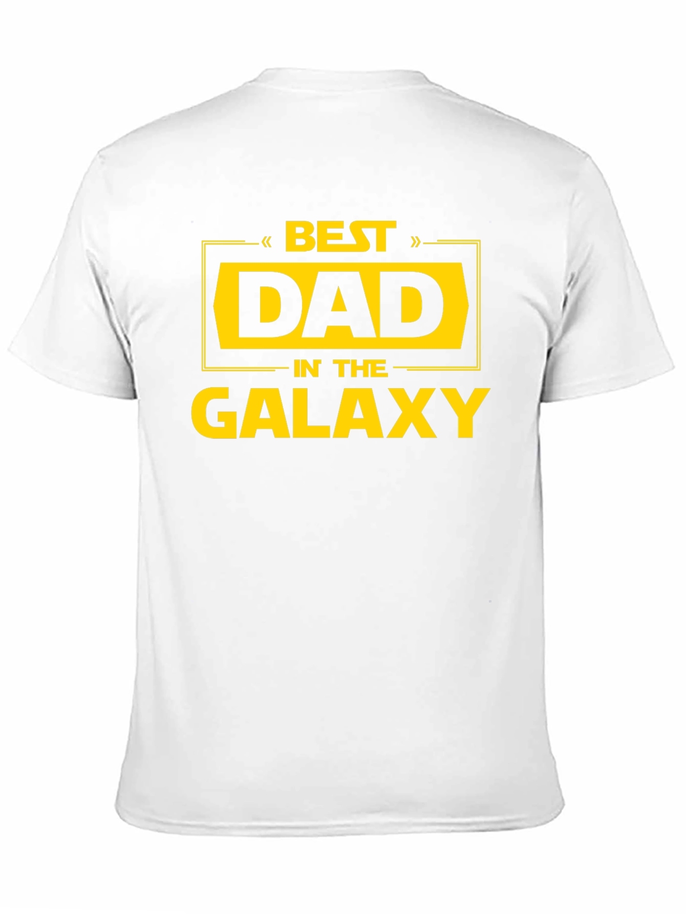Best Dad in the Galaxy Black T-Shirt