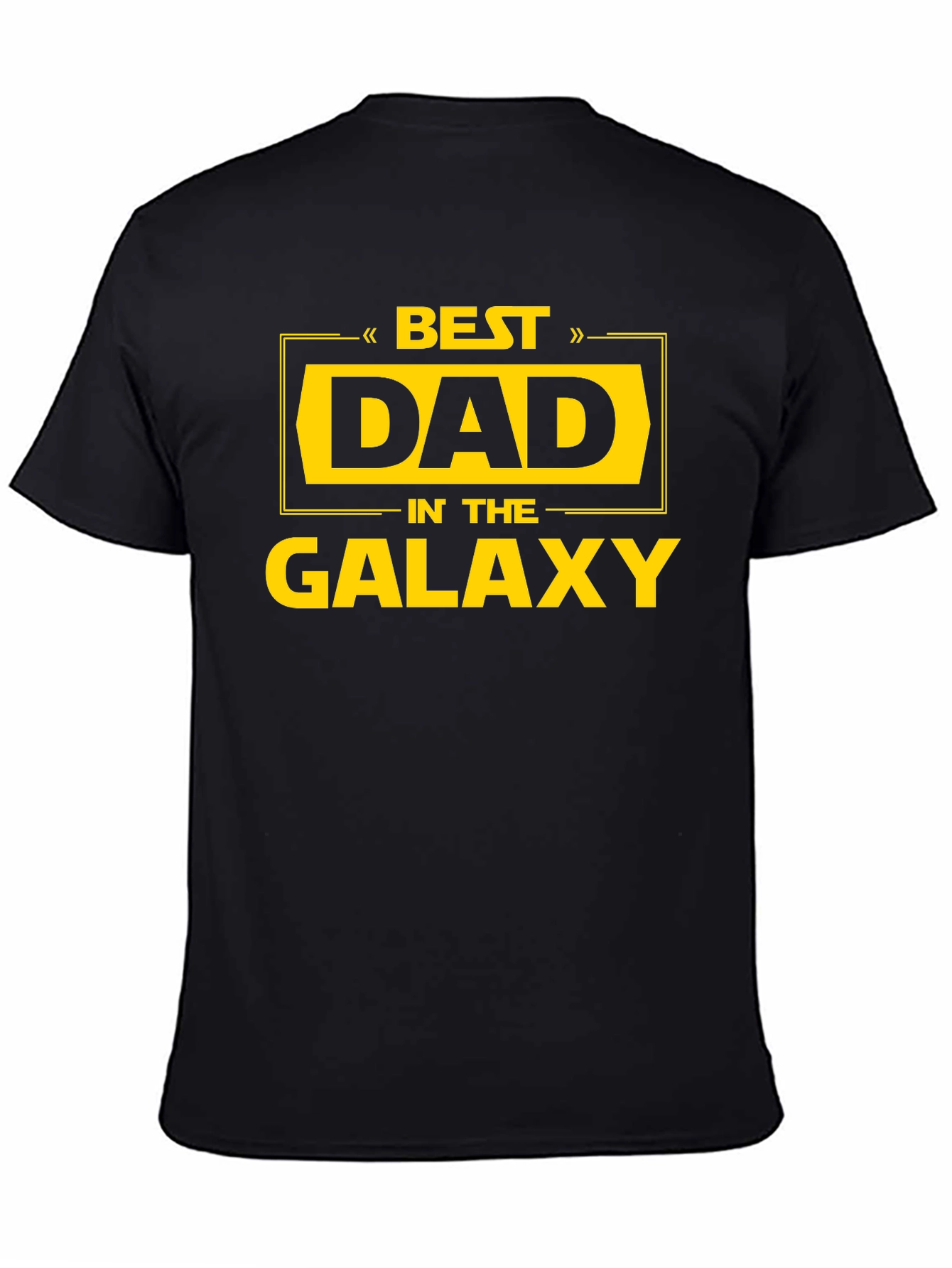 Best Dad in the Galaxy Black T-Shirt