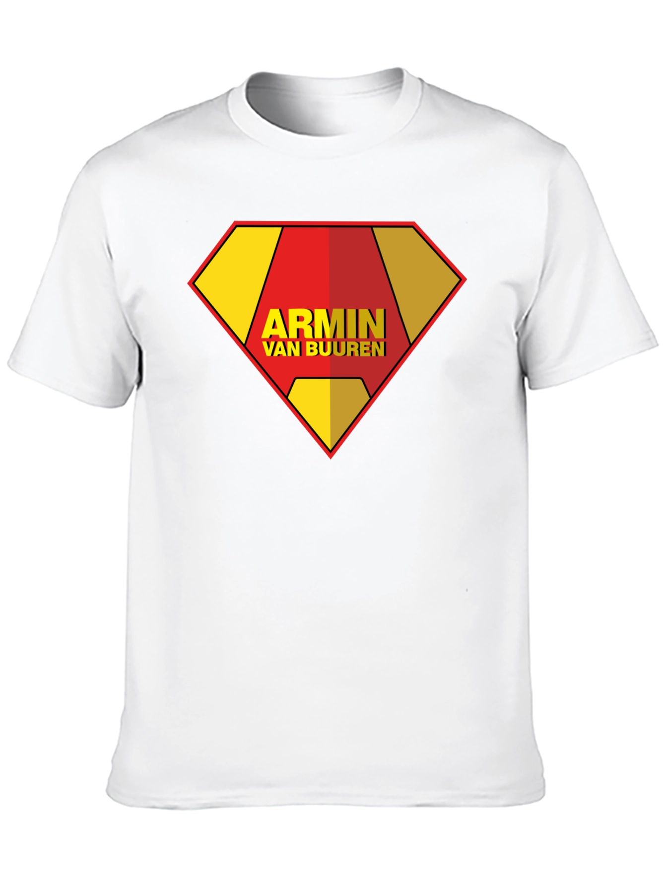 Armin Van Buuren Superman Style Black T-Shirt