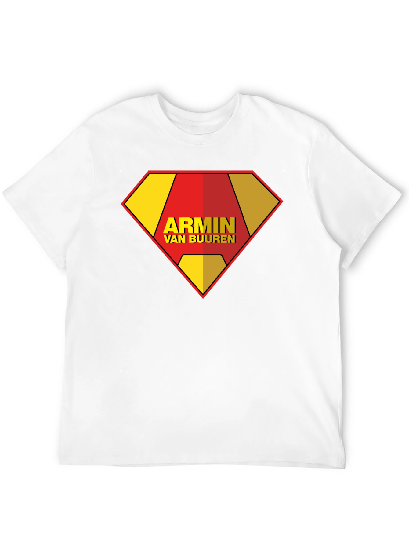 Armin Van Buuren Superman Style Black T-Shirt