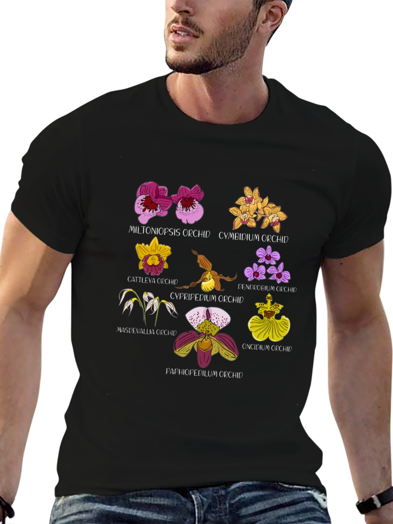Botanical Orchid T-Shirt