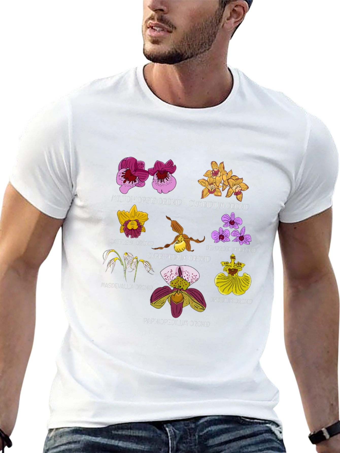 Botanical Orchid T-Shirt