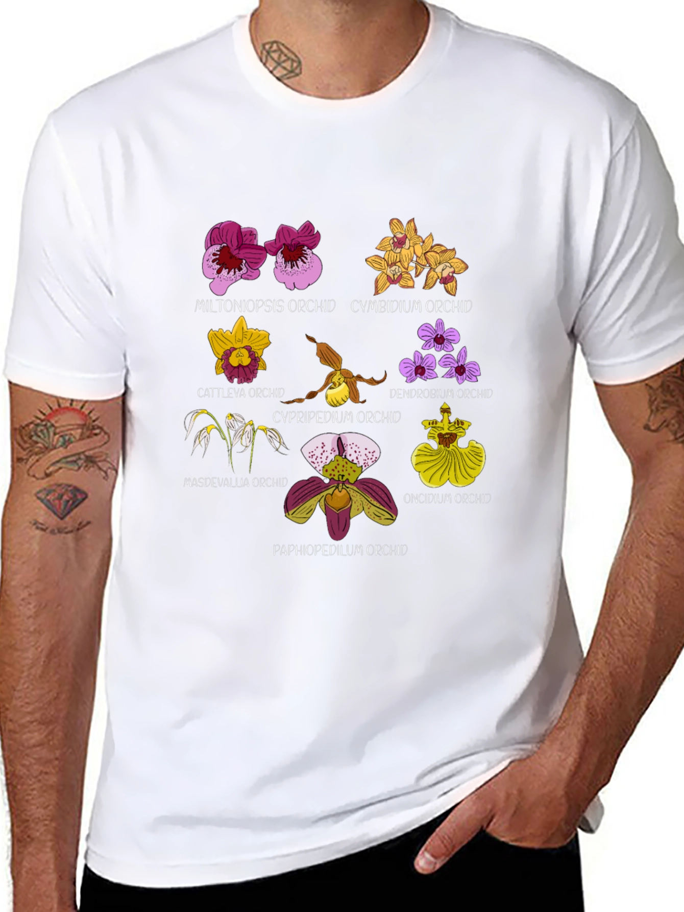 Botanical Orchid T-Shirt