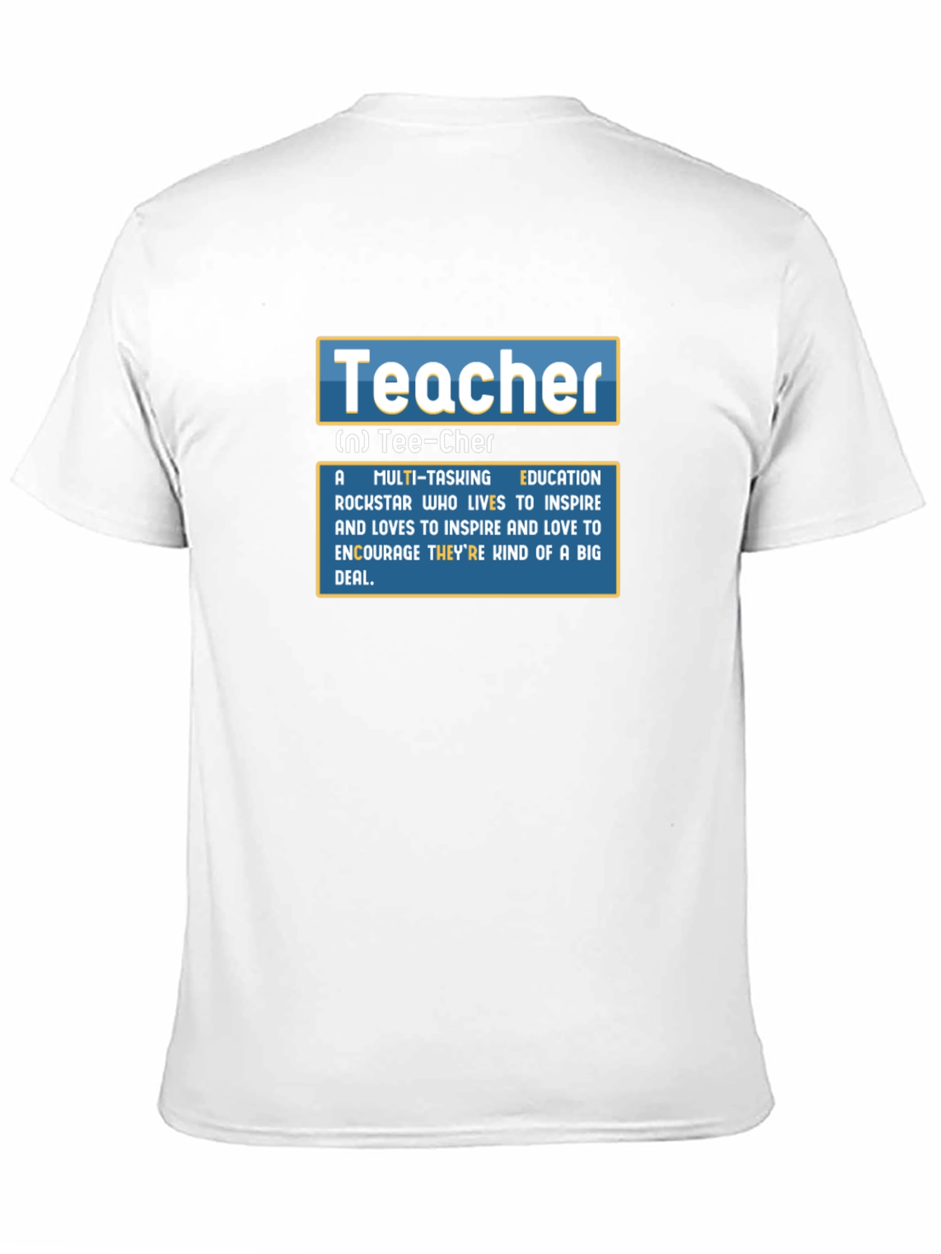 Teacher Definition Graphic Tee - Educator Appreciation Gift