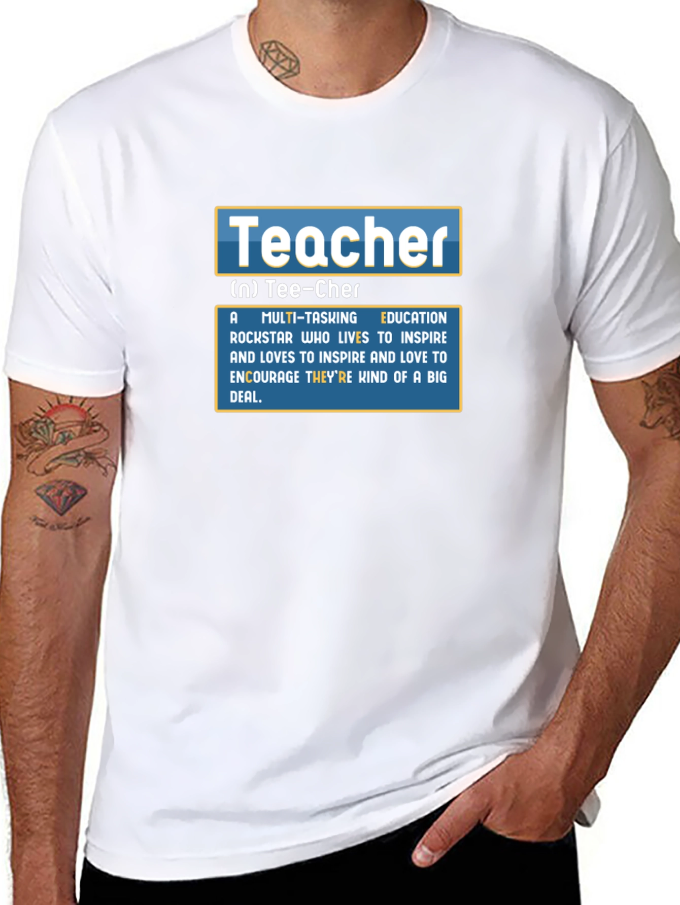 Teacher Definition Graphic Tee - Educator Appreciation Gift